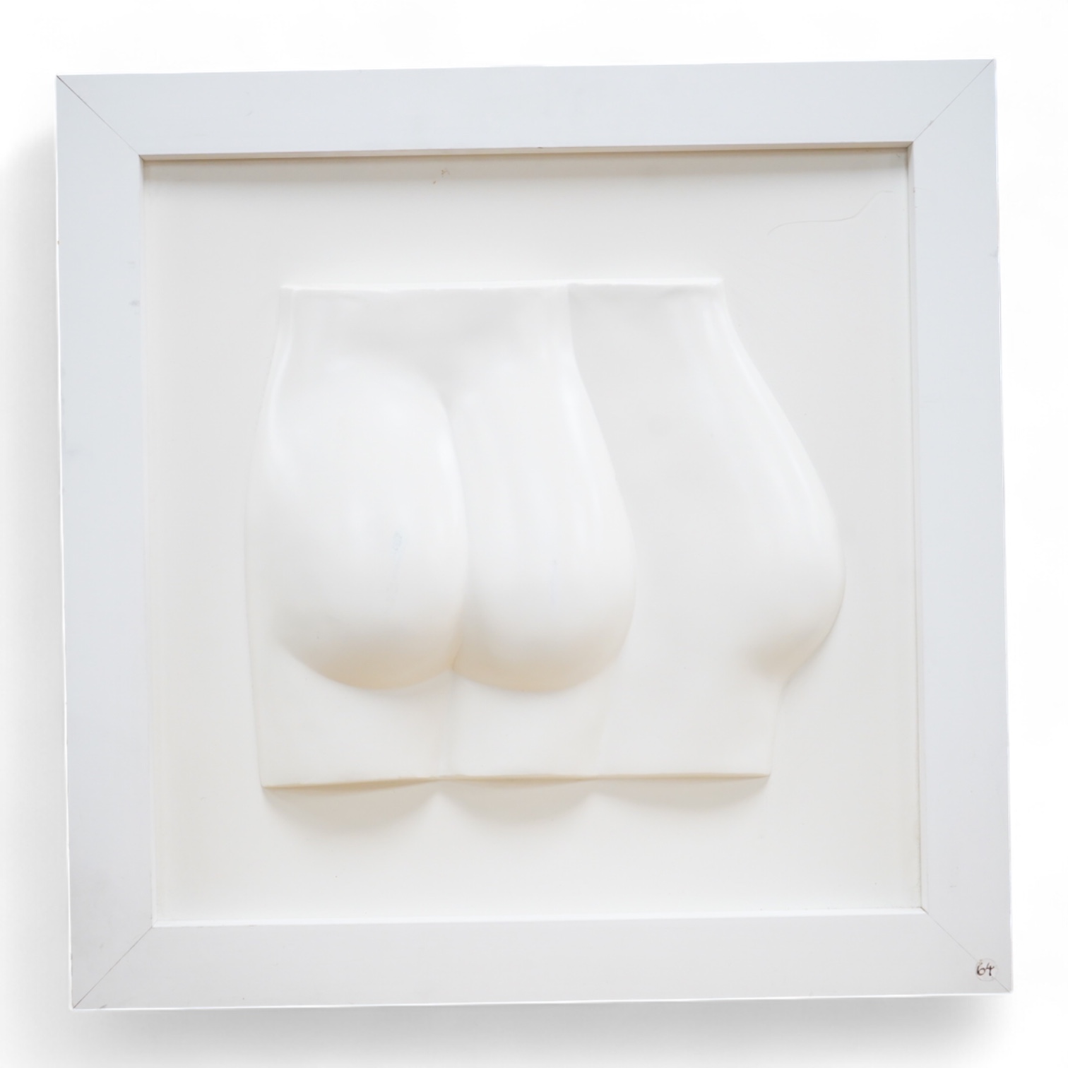 Tony Yates,’From the Three Graces, Daughters of Zeus’, sculpture, framed, inscribed and initialled verso, overall 53 x 53cm